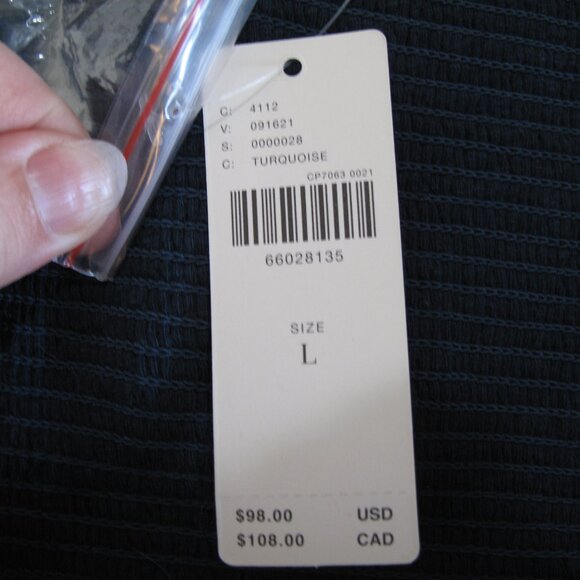 ANTHROPOLOGIE Teal Embroidered Peasant Blouse NWT - Picture 10 of 15